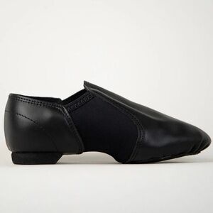 Stelle Black Leather Jazz Dance Shoes Size 6